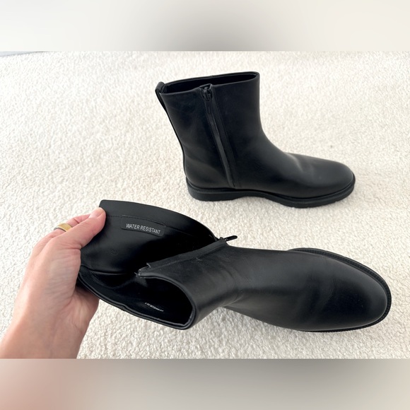 Vince Black Leather Boots - size 8.5 - Picture 7 of 13